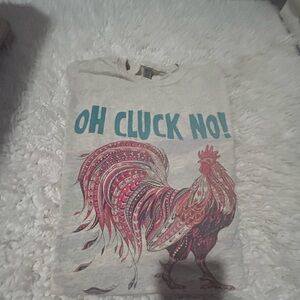 Oh Cluck No Tee small graphic tee farmhouse #6